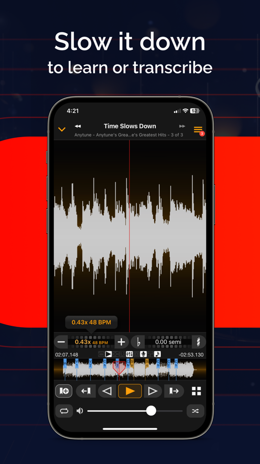 #3. Anytune Pro+: Studio Tools (iOS) Podle: Anytune Inc.