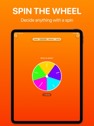 Finger Chooser · iPad screenshot