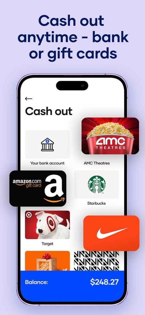 Upside: Gas & Food Cash Back - Auszahlungsmöglichkeiten