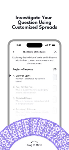 Qybala: AI Psychology & Tarot screenshot
