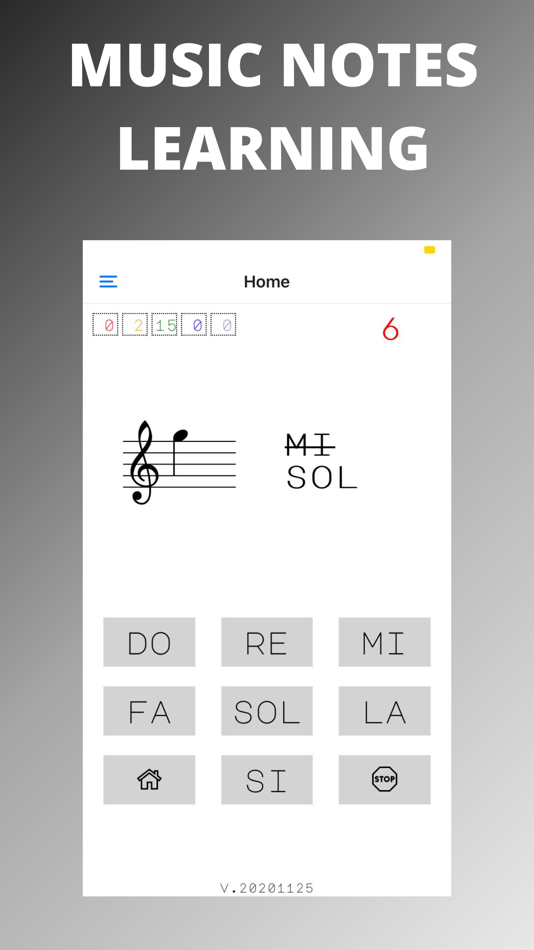 #3. Music Notes Learning App (iOS) Podle: Leticia Vila
