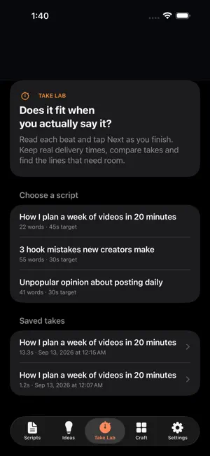 Script Smith: Video Scripts screenshot 1