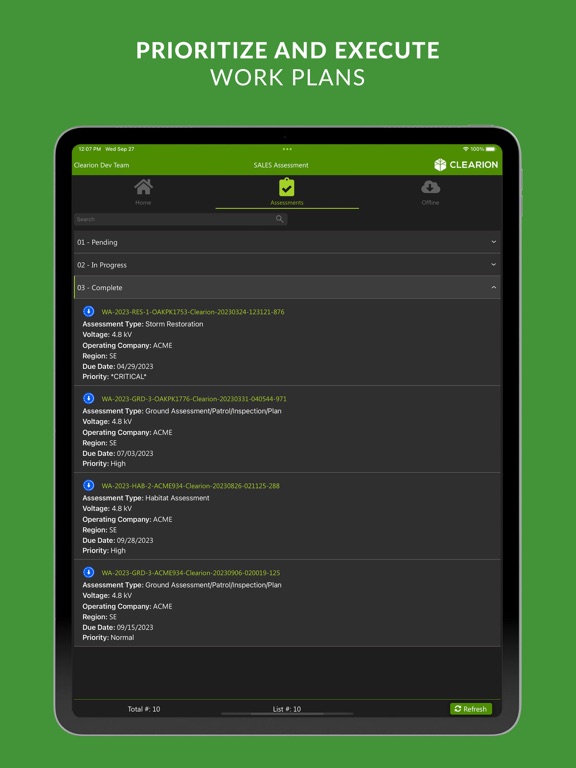 App screenshot