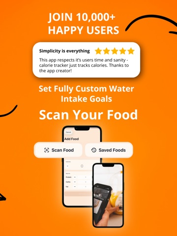 The Simplest Calorie Tracker iPad screenshot