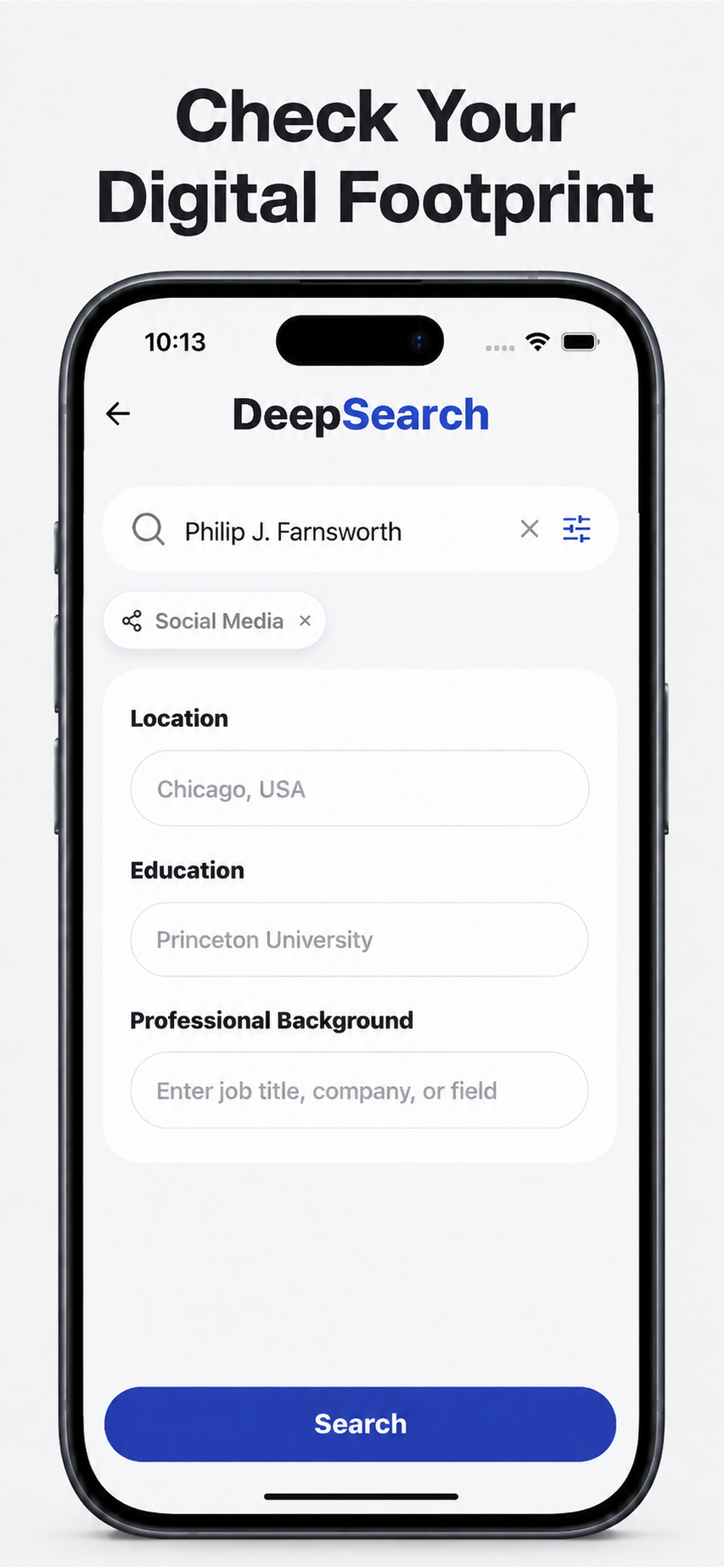 DeepSearch AI - People Finder screenshot 2