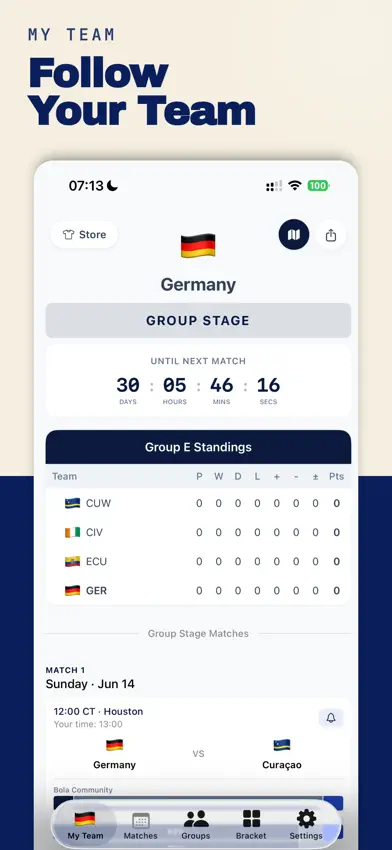 Bola 2026: Soccer Cup Tracker screenshot 3
