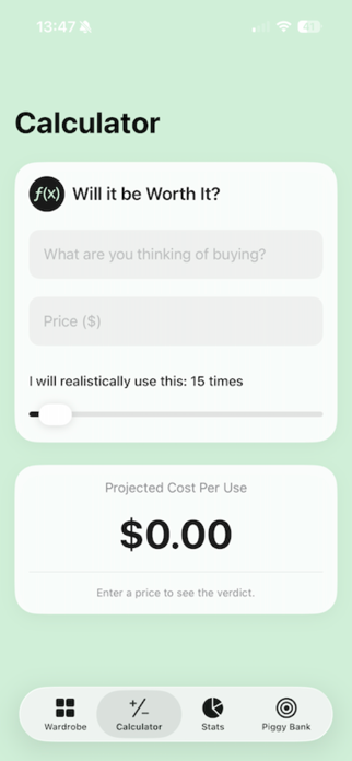 Worth It-01 Screenshot 1 of 3