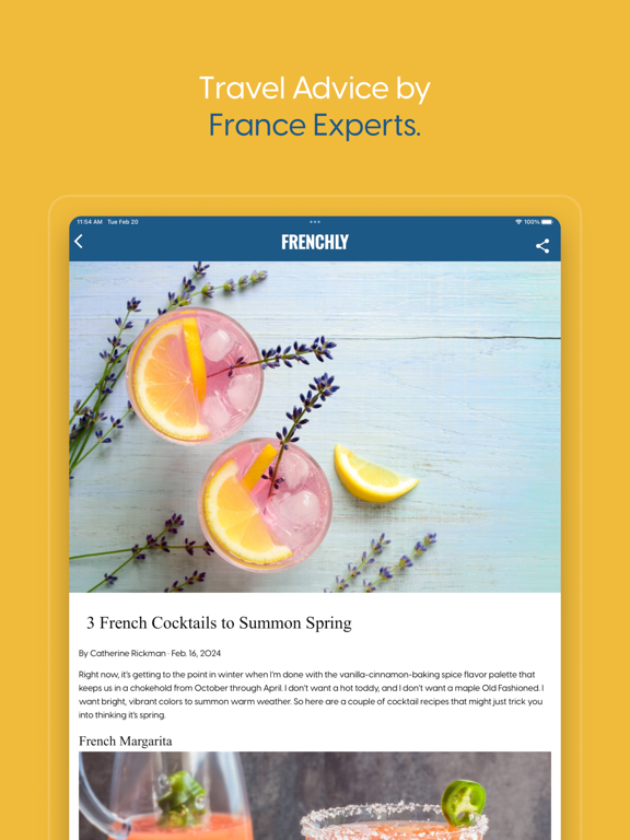 Frenchly iPad screenshot 5 - Travel app