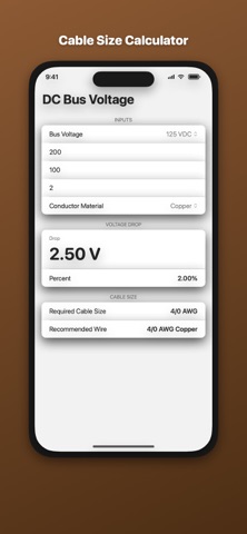 DCBus Voltage Calc screenshot