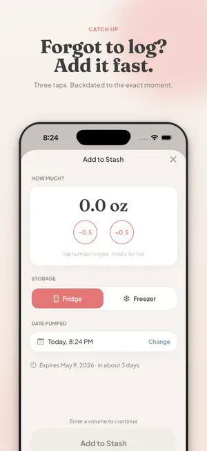 MommyRon: Pump Alarm & Stash screenshot 3