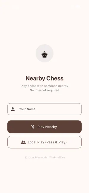 Nearby Chess: Bluetooth screenshot 3