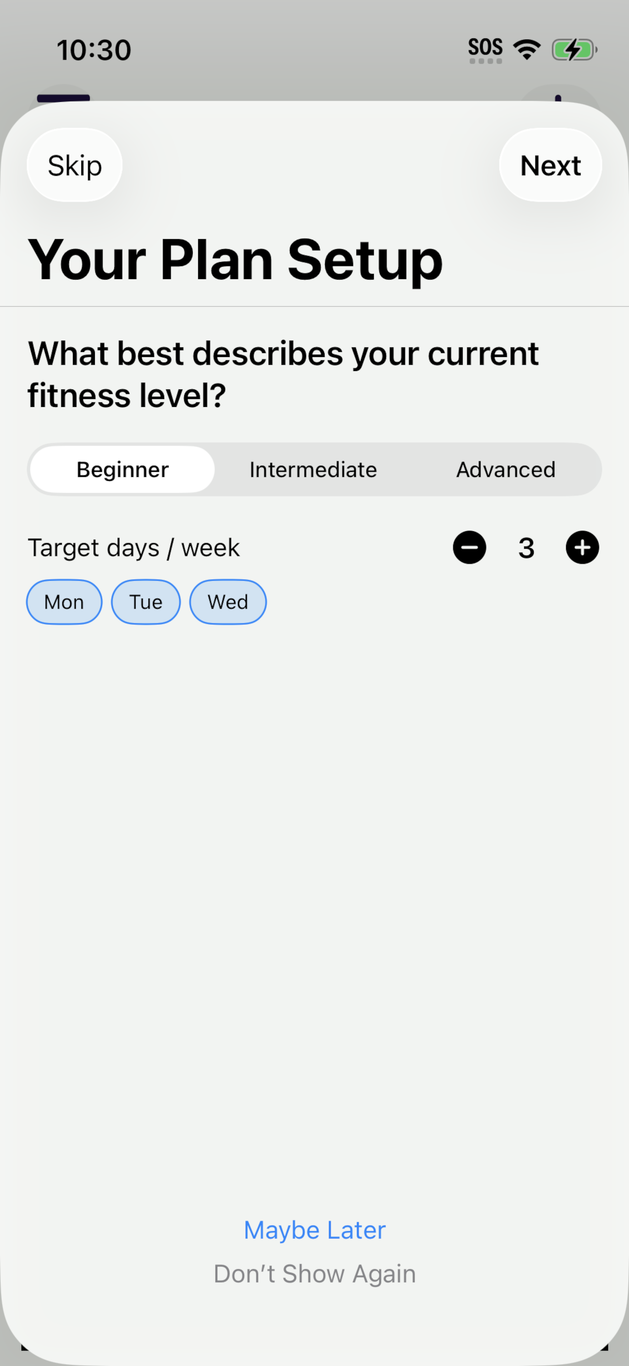 PumpPal-Physical Activity logs