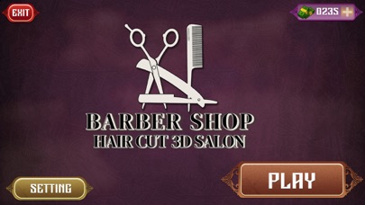 Screenshot 1 of Barber Shop Hair Cut 3D Salon App