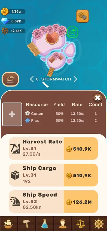 Idle Islands: Age of Sails screenshot 4 of 5