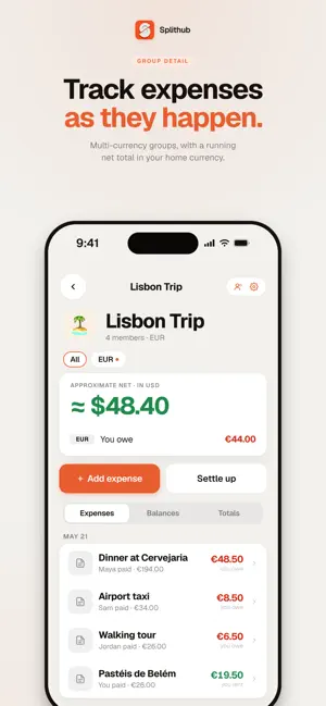 Splithub: Split shared bills screenshot 3