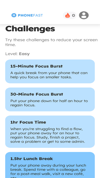 PhoneFast iPhone screenshot 2 - Lifestyle app
