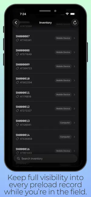 Inventory Preloader screenshot 2