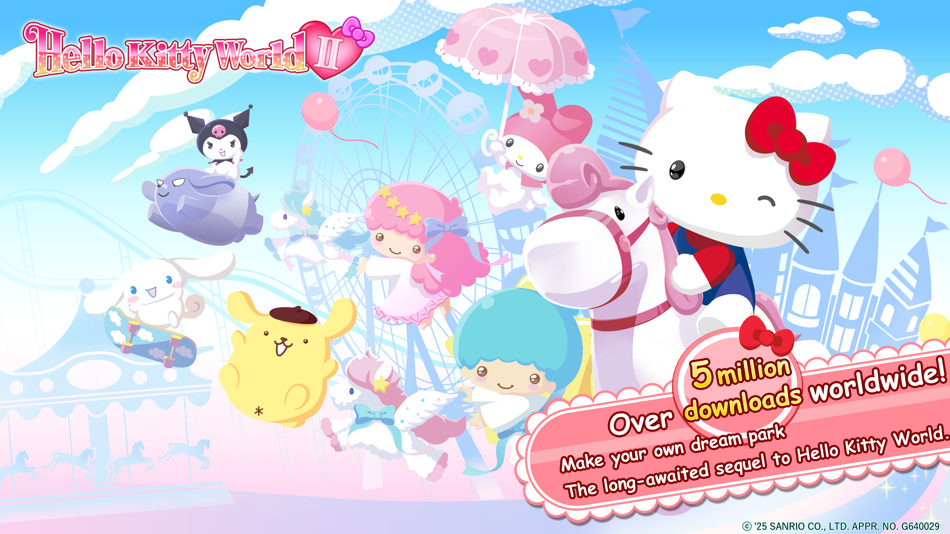 #1. Hello Kitty World 2 (iOS) Podle: Access Bright Inc.