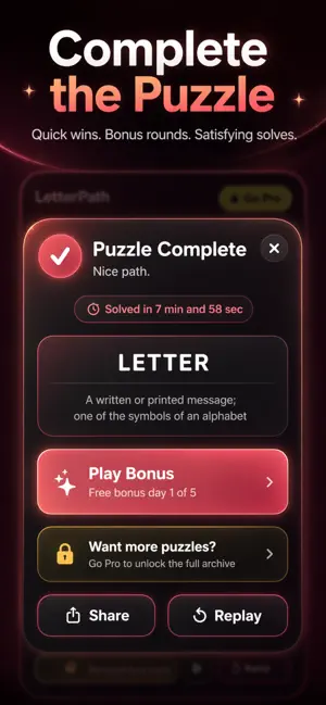 LetterPath - Word Puzzle screenshot 3