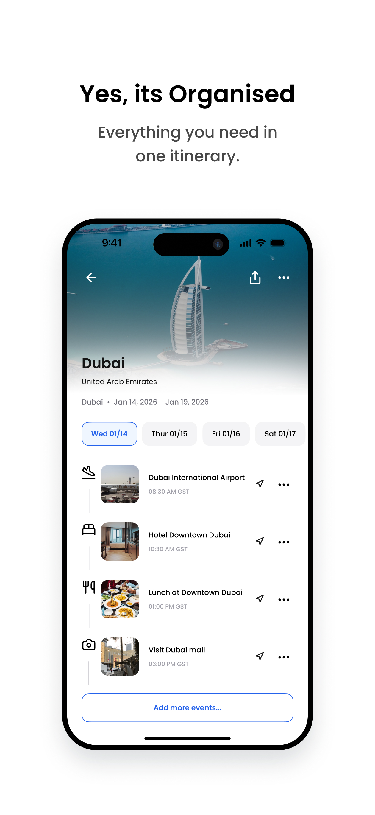 TravelProofs - Travel Planner screenshot 5