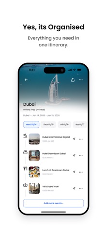 TravelProofs - Travel Planner screenshot