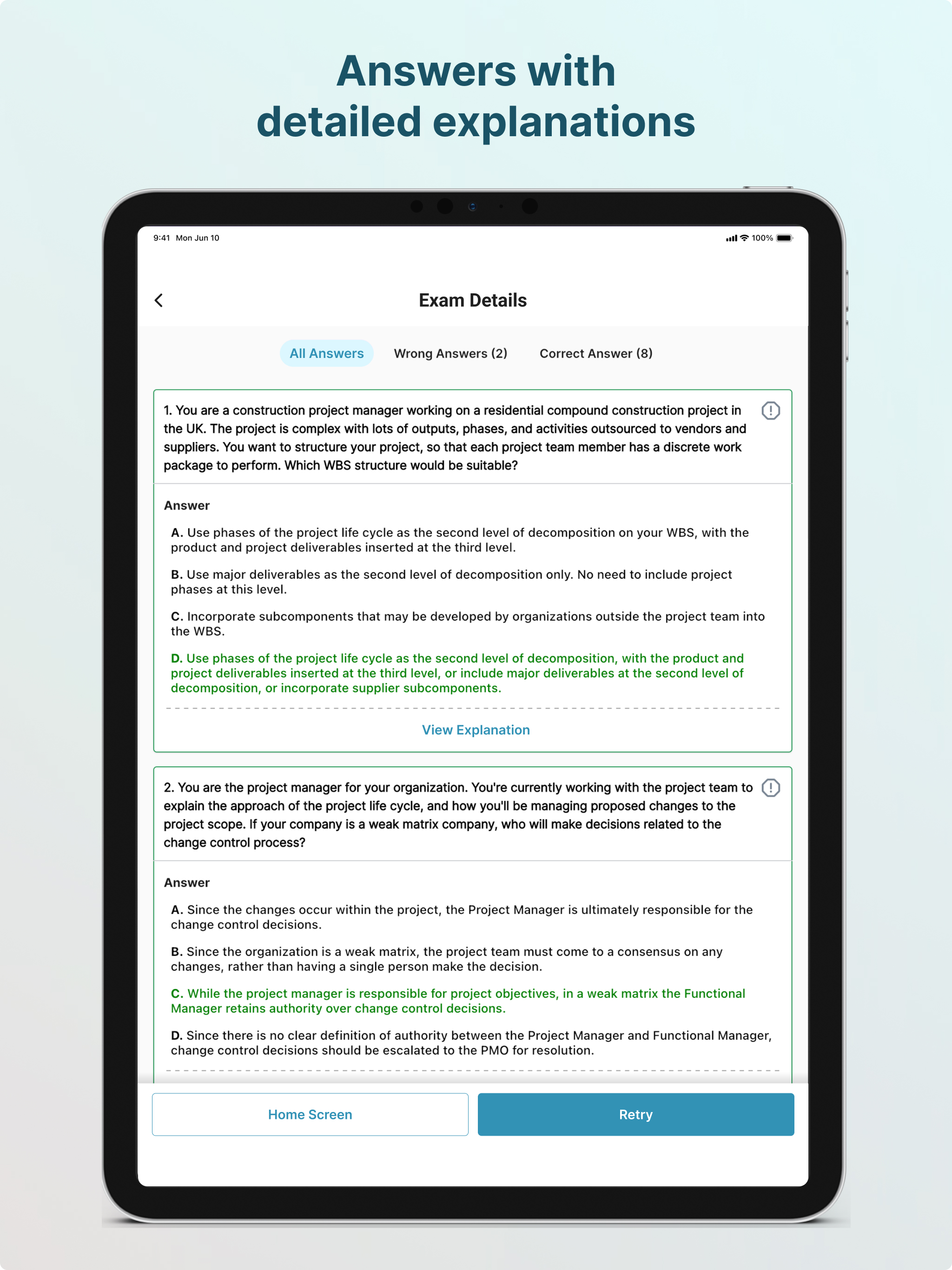 AWS SA Pro Exam Simulator screenshot 11