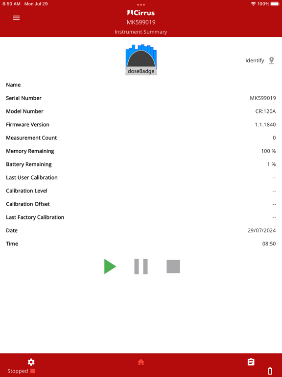 Screenshot #4 pour dBLink for the doseBadge⁵