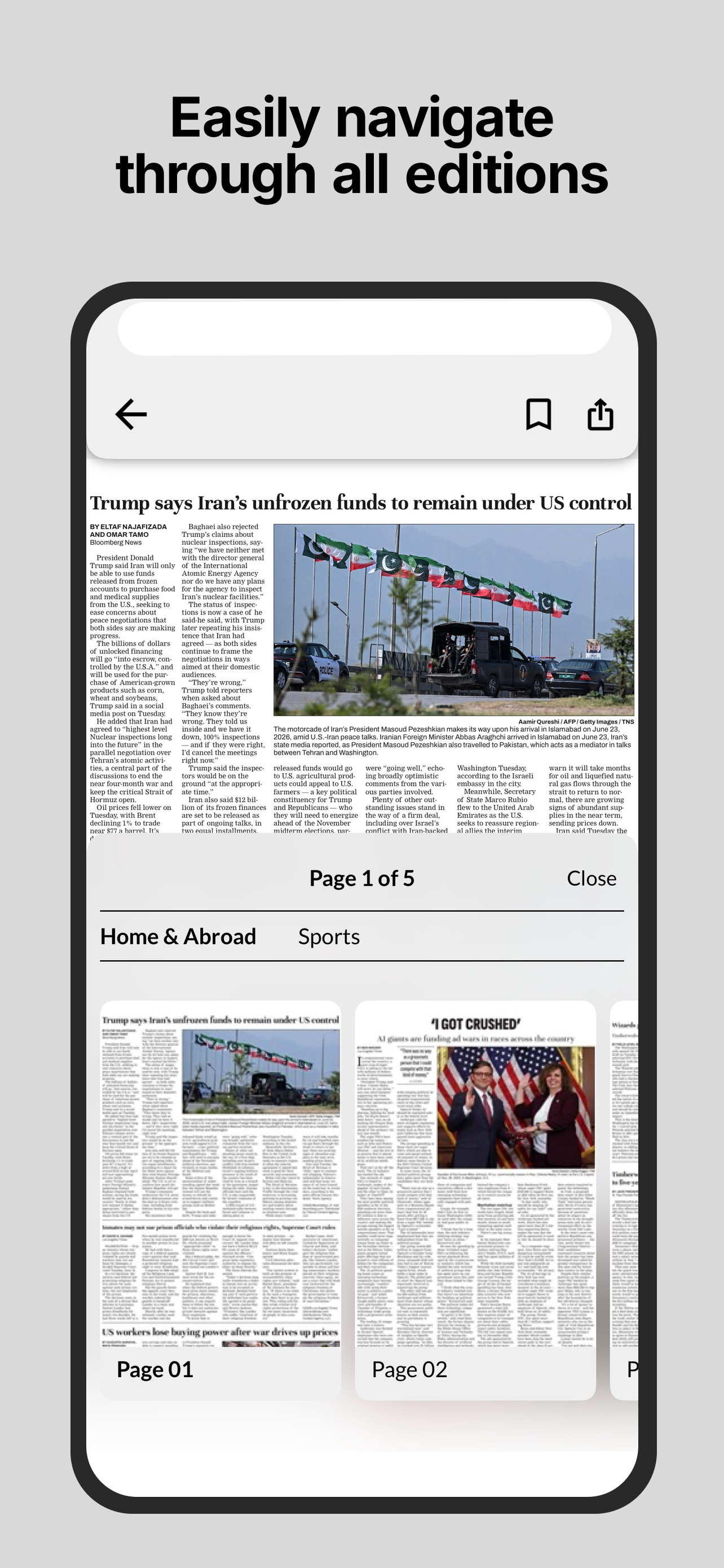 Superior Telegram E-paper screenshot 3