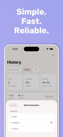 Contraction Timer: Pregnancy screenshot