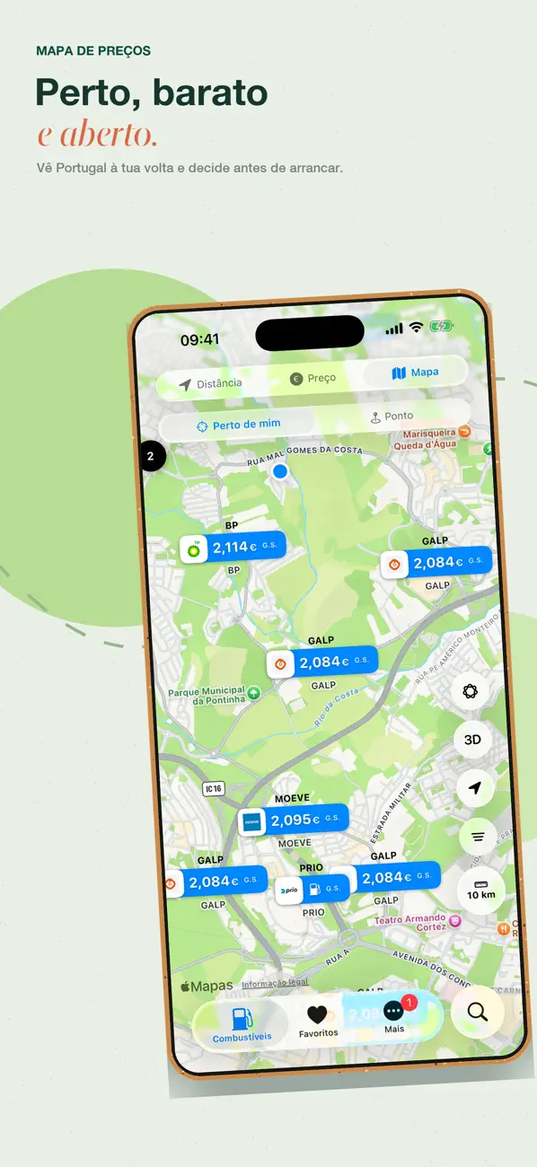 Screenshot #2 pour PortuGAS - Preços Combustível