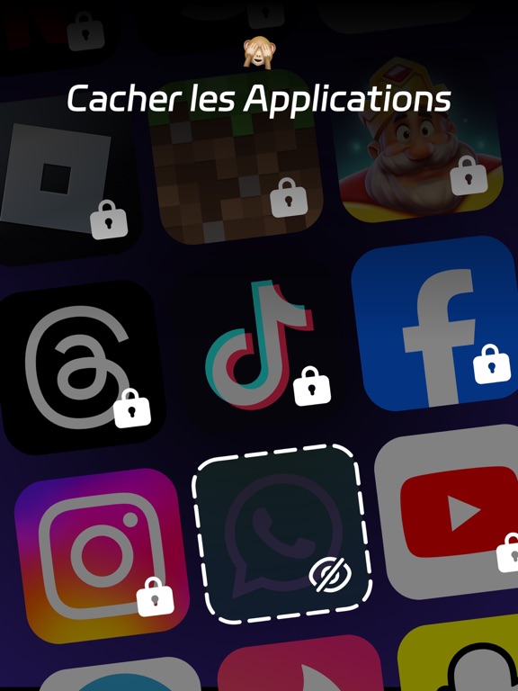 Screenshot #4 pour Verrouillage & Masquer App Pro