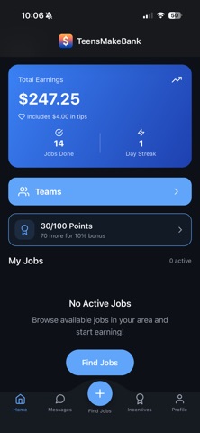 TeensMakeBank screenshot