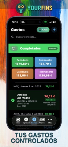 Yourfins screenshot