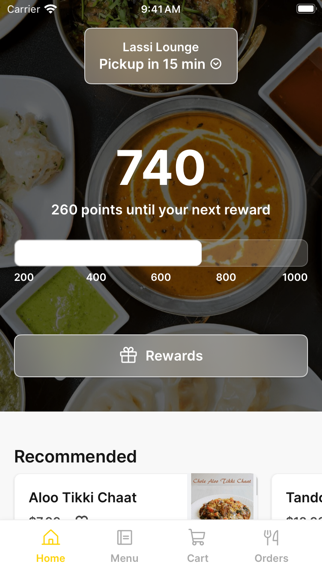 Lassi Lounge app screenshot