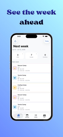 Day Camp Tracker screenshot