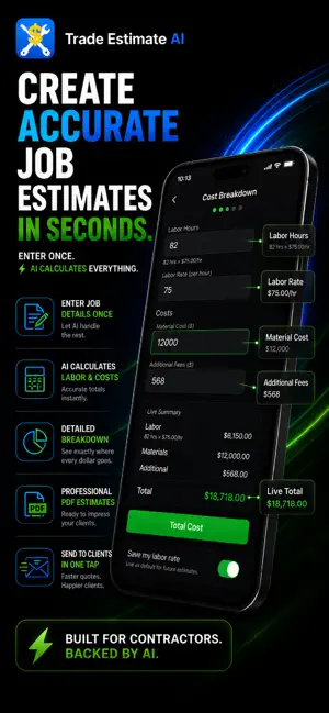 Trade Estimate AI screenshot 2