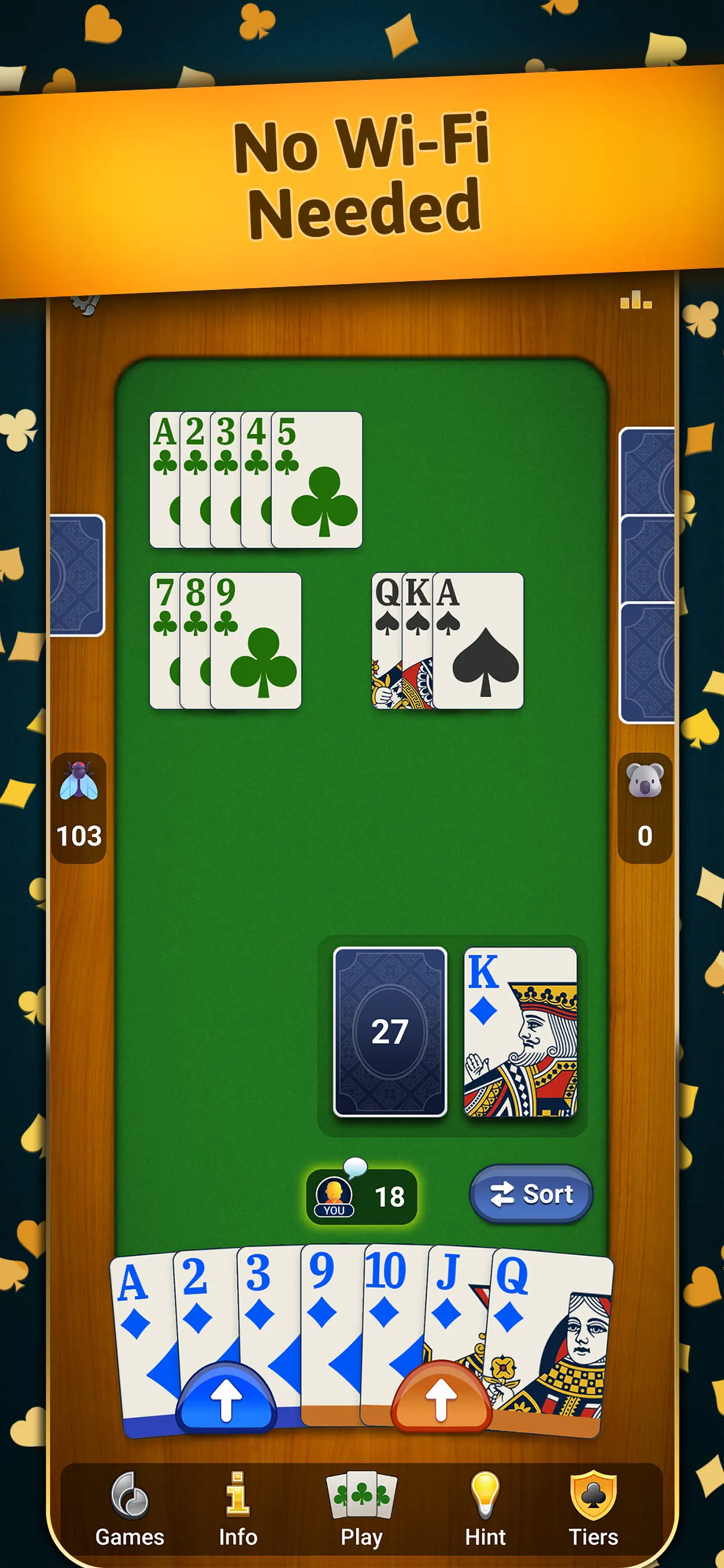 Rummy – Classic Card Game screenshot 2