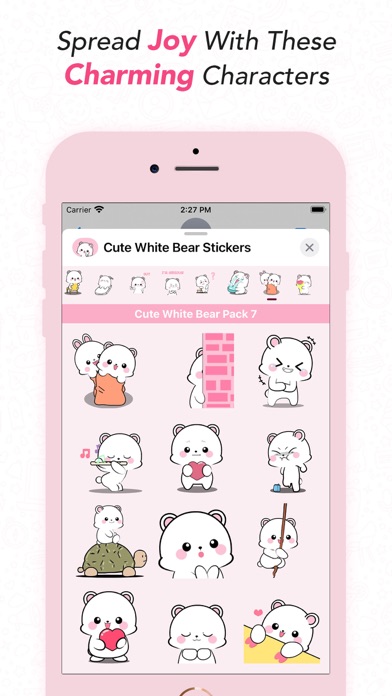 Screenshot 3 of Cute White Bear App
