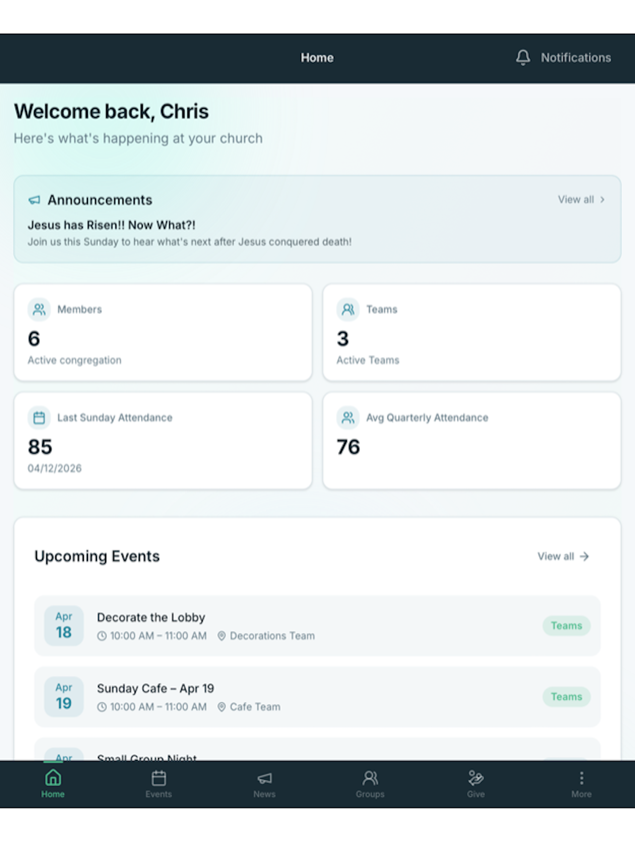 ChurchConnection App