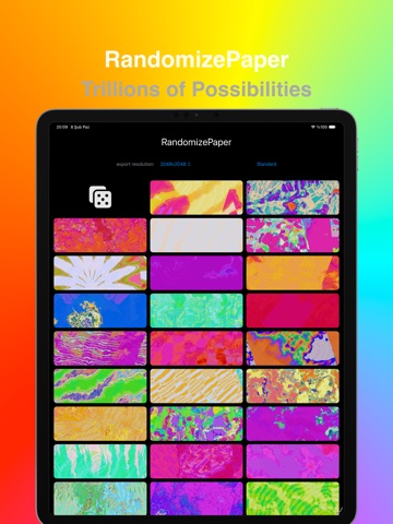 RandomizePaper iPad screenshot