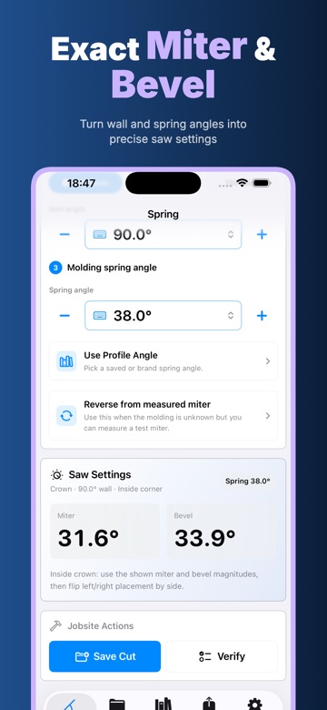 Spring: Miter & Bevel screenshot