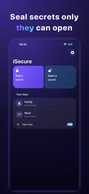 iSecure - Secure messaging screenshot 1