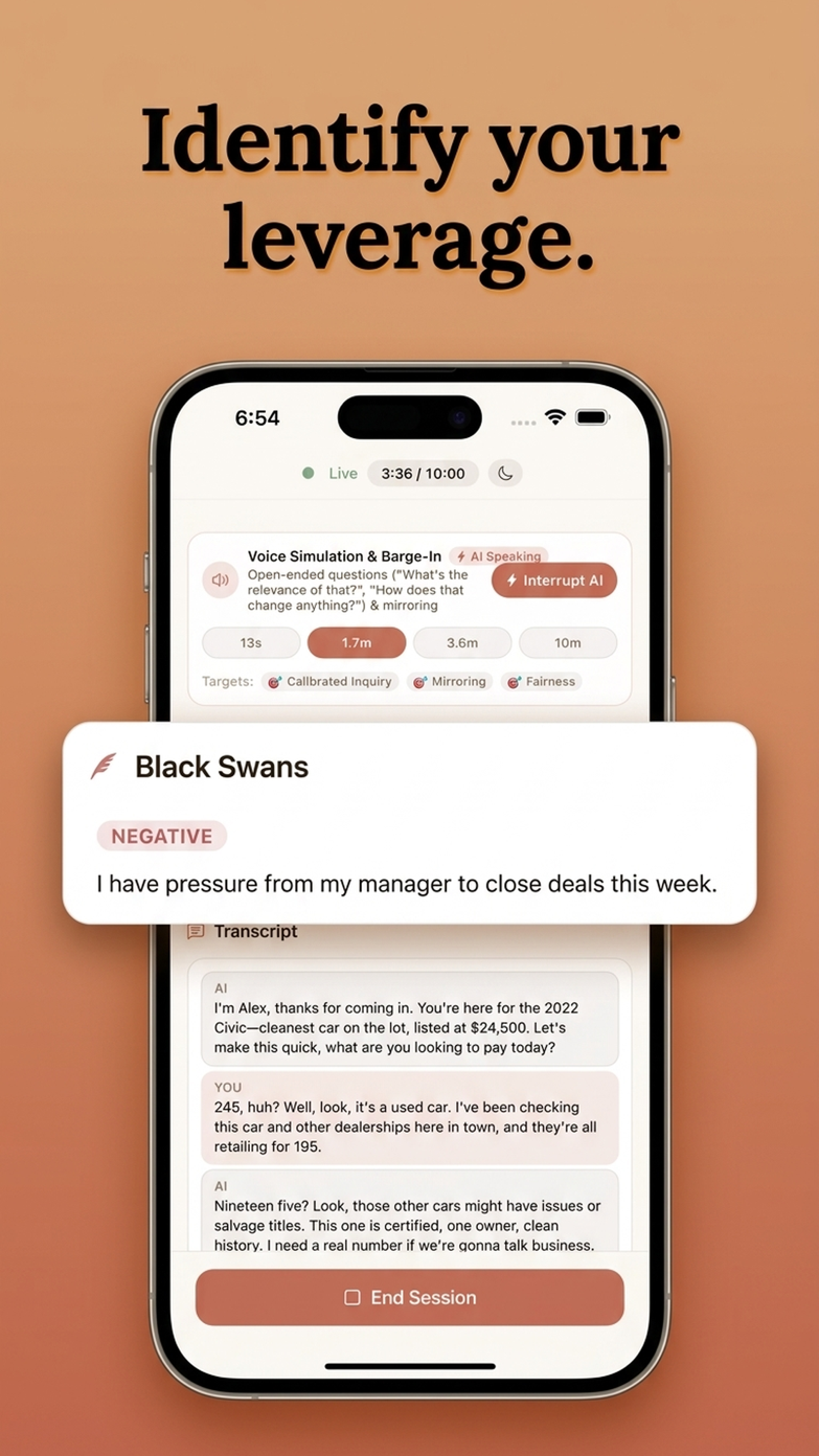 Deal Calm - Negotiation coach screenshot 2