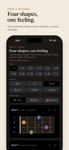 Drop2: Jazz Guitar Ear Trainer screenshot
