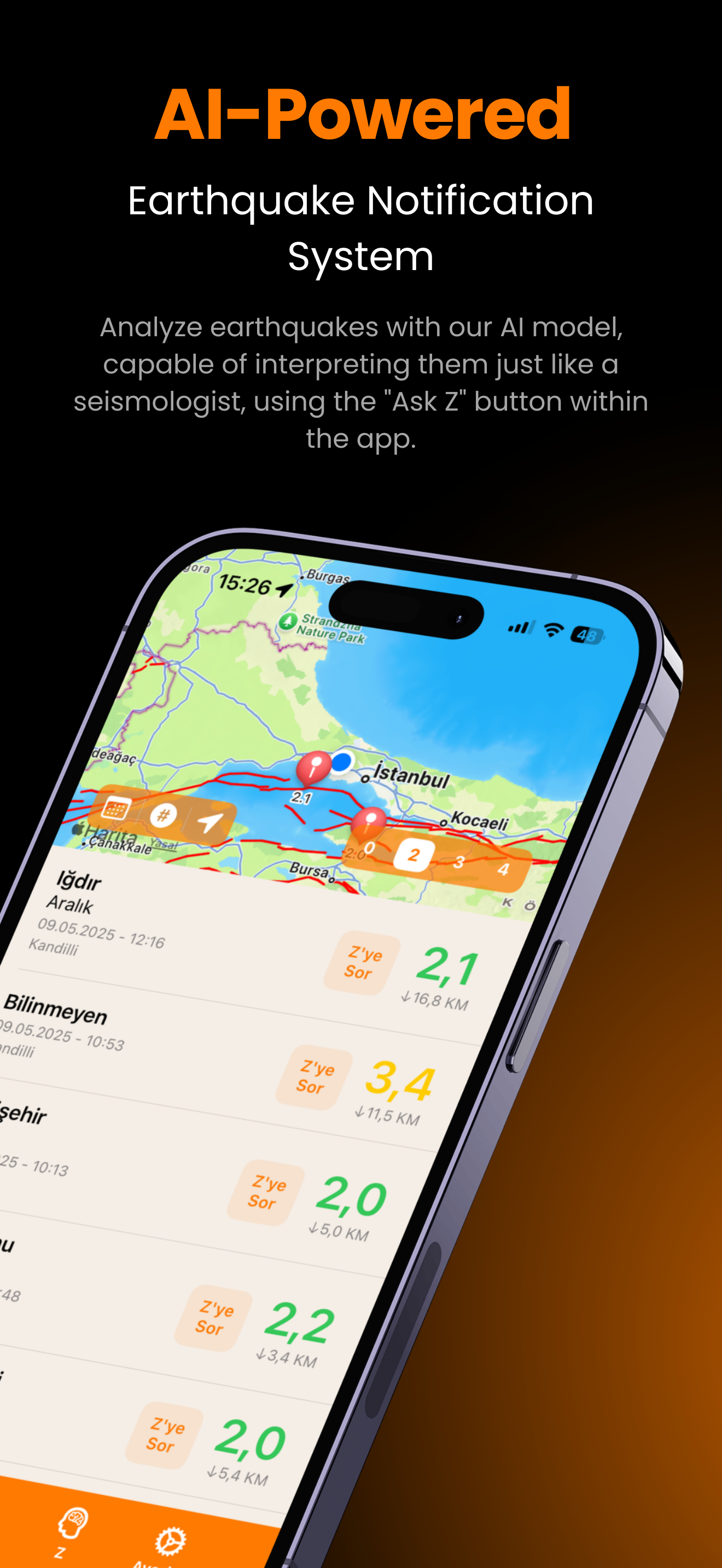 Zelzele: Quake Alerts