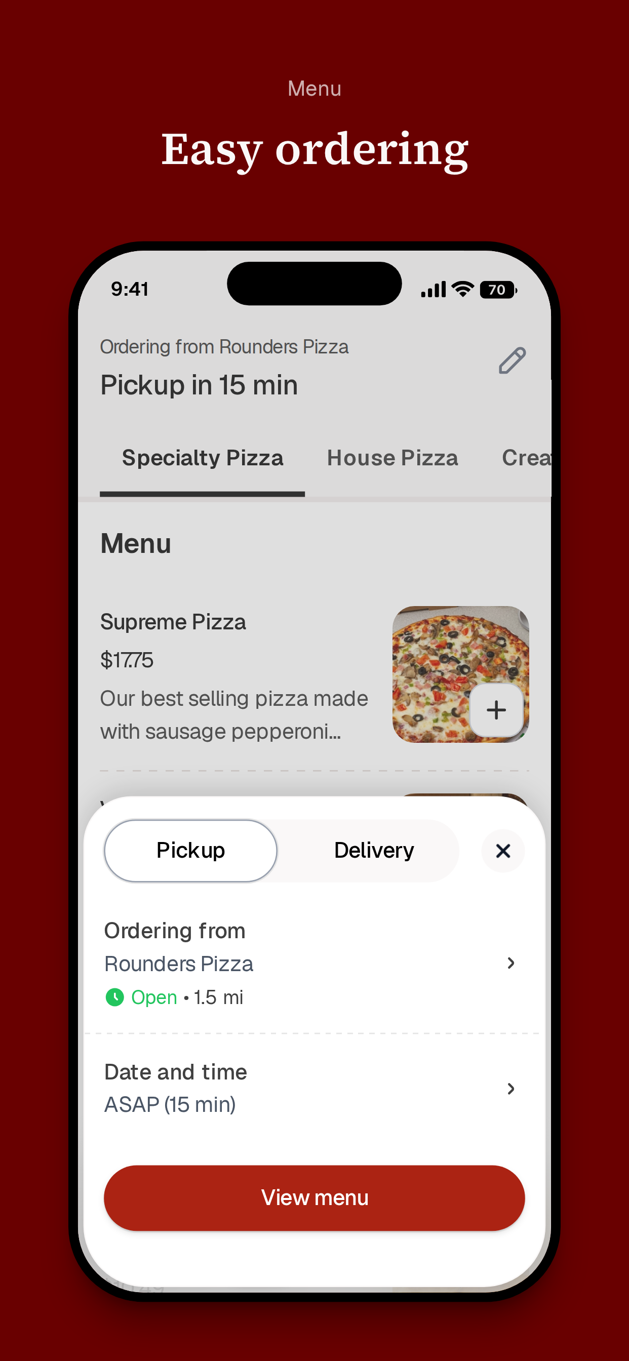 Rounders Pizza screenshot 3