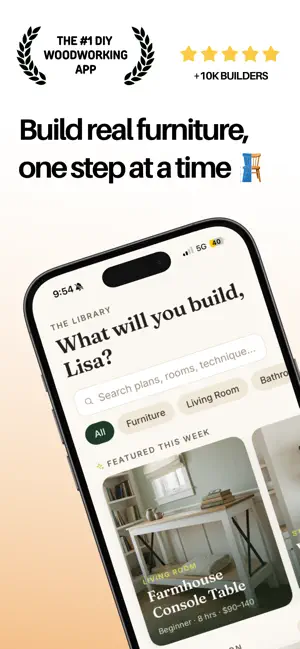 WoodKit: Wood Plans & Guides screenshot 1