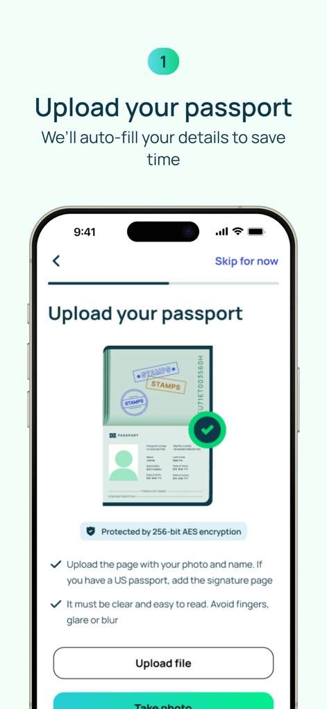 iVisa: ETA, eVisa, NZeTA, Visa - La aplicación facilita la carga de documentos con una interfaz de escaneo de pasaporte, garantizando la seguridad con una protección de "cifrado AES de 256 bits".