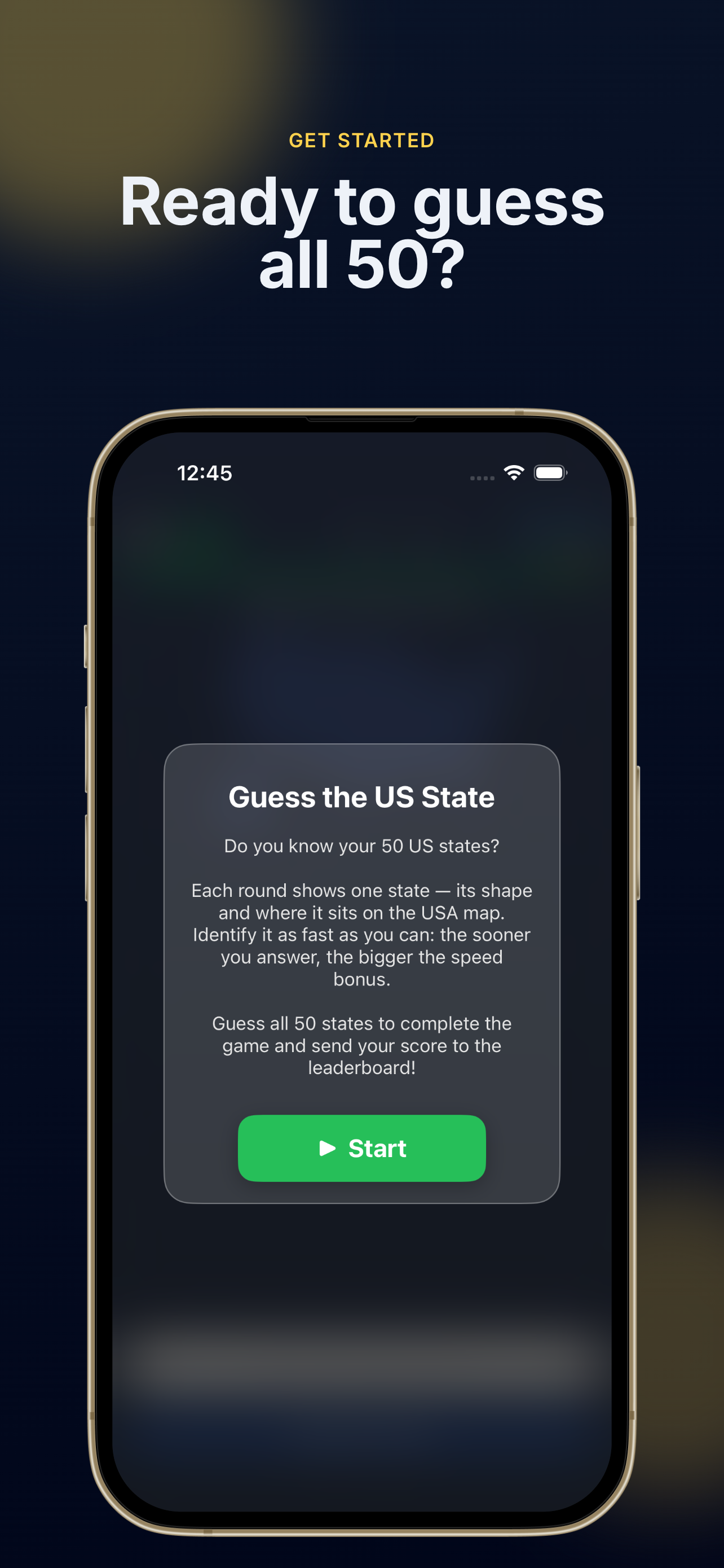 Guess the US State Light screenshot 6