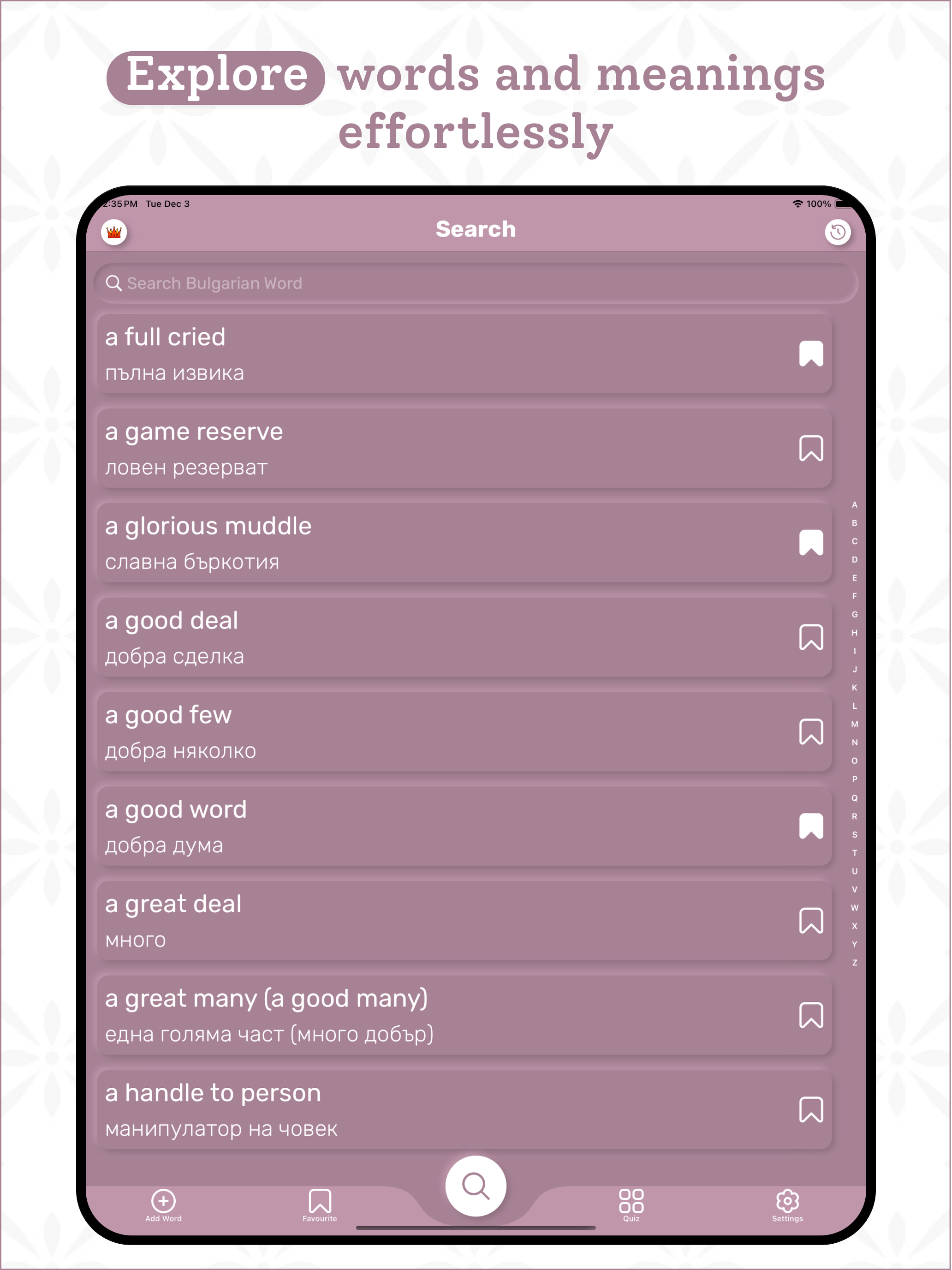 Bulgarian Dictionary screenshot 10